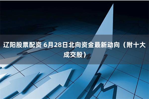 辽阳股票配资 6月28日北向资金最新动向（附十大成交股）